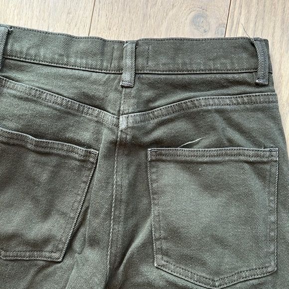 Wilfred Free Green Denim Straight Leg Jeans Size 4 - Picture 6 of 10